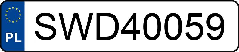 Numer rejestracyjny SWD 40059 posiada RENAULT MEGANE - SWD40059