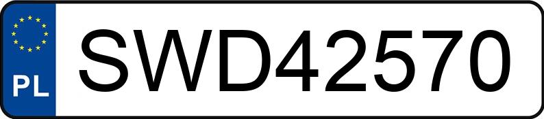 Numer rejestracyjny SWD 42570 posiada MAZDA 3 - 1.6 MR`09 E5 Exclusive - SWD42570