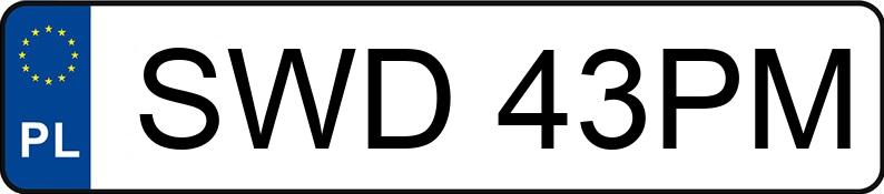 Numer rejestracyjny SWD 43PM posiada FSO Polonez Truck MR`93 2.3t 1.5 - SWD43PM