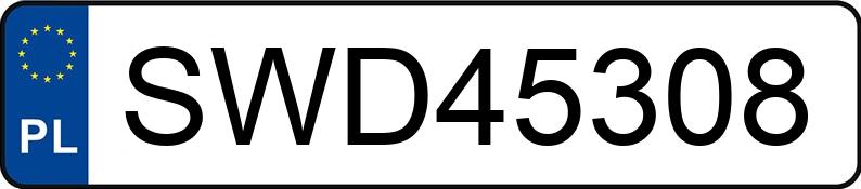 Numer rejestracyjny SWD 45308 posiada SKODA Octavia II 1.8 MR`09 E5 Cross - SWD45308