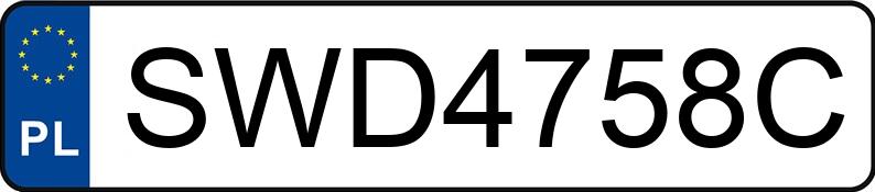 Numer rejestracyjny SWD 4758C posiada SKODA OCTAVIA - SWD4758C