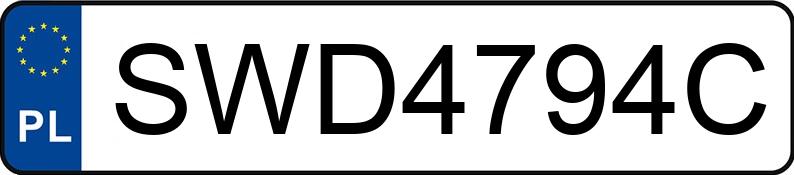 Numer rejestracyjny SWD 4794C posiada SKODA KODIAQ - SWD4794C Numer rejestracyjny SWD 4794C posiada SKODA KODIAQ - SWD4794C