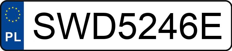Registreringsnummeret SWD 5246E har FIAT Ducato 14 2.5 TDi Kat. MR`94 2.8t Ducato 14 2.5 TDi Kat. MR`94 2.8t - SWD5246E