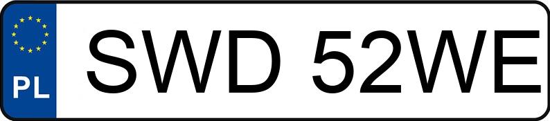 RegistreringsnummerSWD 52WE har VOLKSWAGEN Golf II Cabrio GL - SWD52WE
