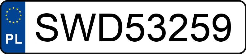 O número de registro SWD 53259 tem DAEWOO / FSO Lanos 1.5 Kat. MR`97 E3 SE Plus - SWD53259