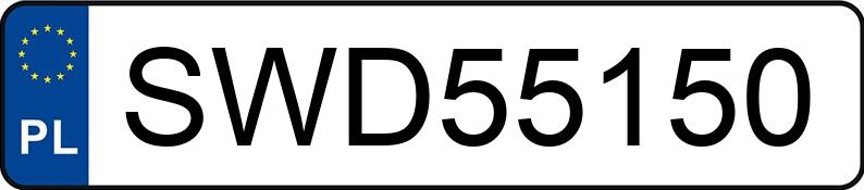 Numer rejestracyjny SWD 55150 posiada MAZDA 3 1.6 - SWD55150