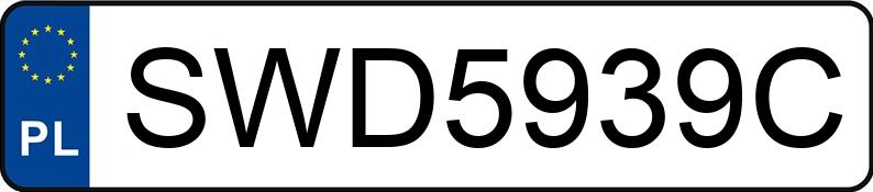 Numer rejestracyjny SWD 5939C posiada TOYOTA Yaris Cross 1.5 Hybrid Dynamic Force MR`21 E6AP Style 130 FWD e-CVT - SWD5939C