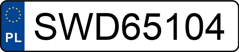 Numer rejestracyjny SWD 65104 posiada AUDI A3 - SWD65104