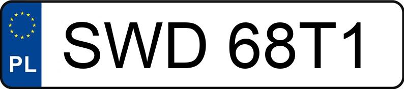El número de registro SWD 68T1 tiene TOYOTA Aygo 1.0 MR`05 E4 Terra - SWD68T1