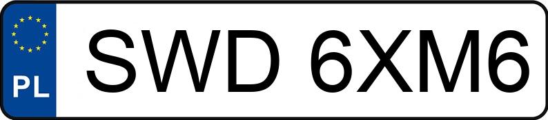 Numer rejestracyjny SWD 6XM6 posiada FIAT DUCATO - SWD6XM6