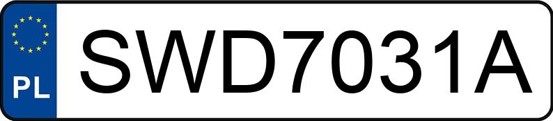 Die Registrierungsnummer SWD 7031A hat SKODA Fabia II 1.4 MR`07 E4 Fun - SWD7031A
