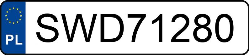 Numer rejestracyjny SWD 71280 posiada FIAT Panda 1.2 MR`12 E6d Trussardi - SWD71280