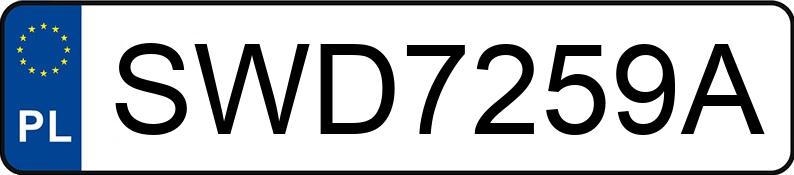Numer rejestracyjny SWD 7259A posiada DODGE Caliber 1.8 Kat. MR`06 SE CVT - SWD7259A