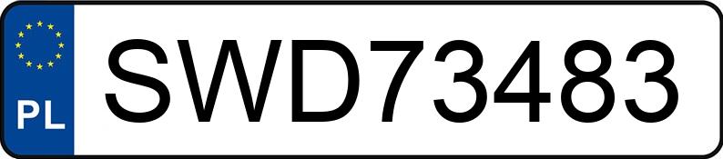 Numer rejestracyjny SWD 73483 posiada SKODA FABIA COMBI - SWD73483