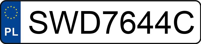 Numer rejestracyjny SWD 7644C posiada NISSAN Qashqai II 1.6 dCi MR`14 E6 Visia Xtronic CVT - SWD7644C