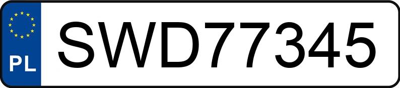 Numer rejestracyjny SWD 77345 posiada FIAT DOBLO - SWD77345 Numer rejestracyjny SWD 77345 posiada FIAT DOBLO - SWD77345