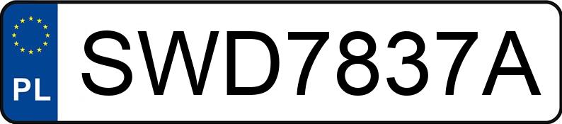 Numer rejestracyjny SWD 7837A posiada SEAT Ibiza 1.2 TSI MR`12 E5 6J FR DSG - SWD7837A