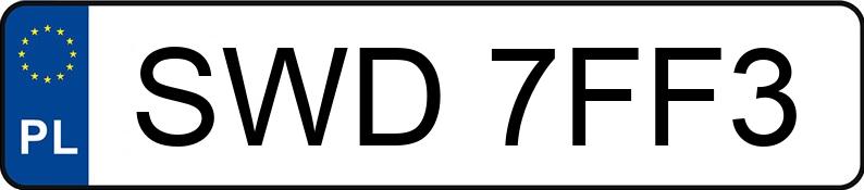 Numer rejestracyjny SWD 7FF3 posiada FIAT Ducato 14 2.5 TD 2.8t Ducato 14 2.5 TD 2.8t - SWD7FF3