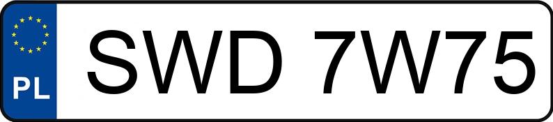 Numer rejestracyjny SWD 7W75 posiada VOLKSWAGEN Polo III 1.4 MR`99 E2 GP Trendline Aut. - SWD7W75