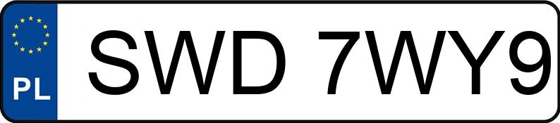 Numer rejestracyjny SWD 7WY9 posiada MERCEDES-BENZ SPRINTER - SWD7WY9