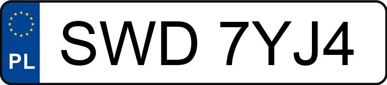 Numer rejestracyjny SWD 7YJ4 posiada MITSUBISHI Colt 1.3 MR`04 E3 Inform Spring - SWD7YJ4