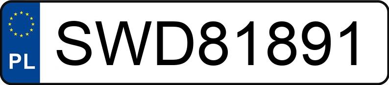 Numer rejestracyjny SWD 81891 posiada BMW 520 Diesel DPF MR`10 E5 F10 520 Diesel DPF MR`10 E5 F10 - SWD81891