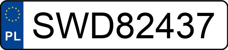 Numer rejestracyjny SWD 82437 posiada BMW 528I - SWD82437