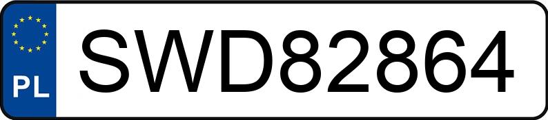 Numer rejestracyjny SWD 82864 posiada BMW 330i Kat. MR`01 E3 E46 X - SWD82864