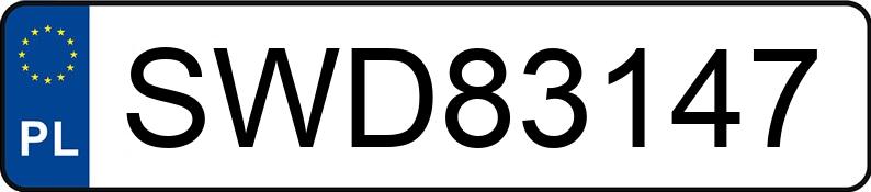 Mistrz parkowania w pojeździe o numerach SWD83147