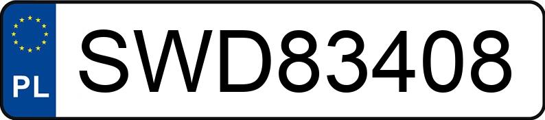 Numer rejestracyjny SWD 83408 posiada MERCEDES-BENZ CL - SWD83408