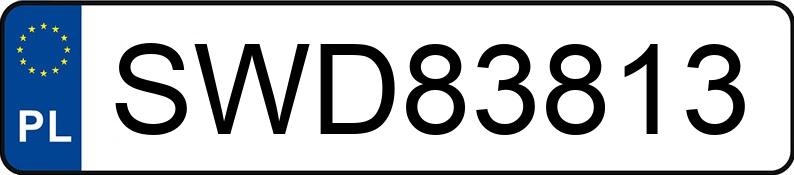 Numer rejestracyjny SWD 83813 posiada MERCEDES-BENZ CLK 240 Kat. MR`02 E3 209 Elegance - SWD83813