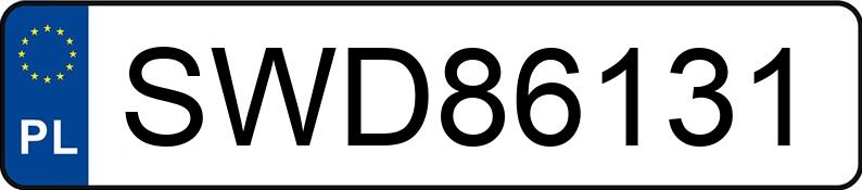 Numer rejestracyjny SWD 86131 posiada AUDI A4 - SWD86131