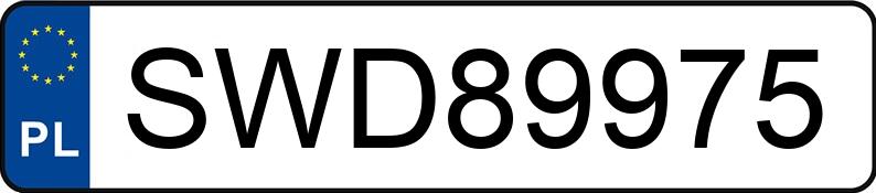 Numer rejestracyjny SWD 89975 posiada AUDI A4 Avant 1.9 TDi Kat. MR`05 E3 8E - SWD89975