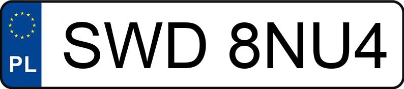 Numer rejestracyjny SWD 8NU4 posiada SUZUKI Grand Vitara 1.9 Diesel MR`08 E4 Comfort - SWD8NU4