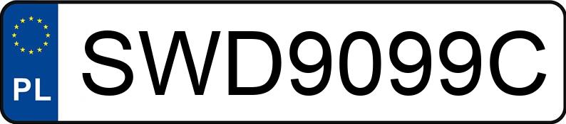 Numer rejestracyjny SWD 9099C posiada FIAT 600 - SWD9099C