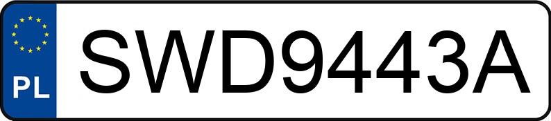 Numer rejestracyjny SWD 9443A posiada BMW 320 Diesel Kat. MR`98 E46 320 Diesel Kat. MR`98 E46 - SWD9443A