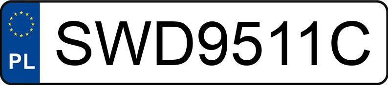 Numer rejestracyjny SWD 9511C posiada CITROEN C3 - SWD9511C