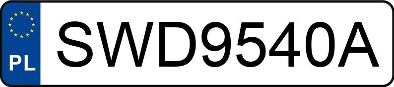 Numer rejestracyjny SWD 9540A posiada OPEL Corsa D 1.2 MR`06 E4 Cosmo - SWD9540A