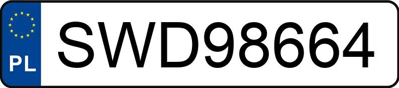 Numer rejestracyjny SWD 98664 posiada KIA RIO - SWD98664