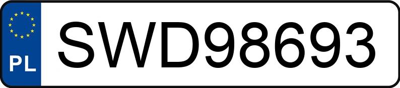 Numer rejestracyjny SWD 98693 posiada OPEL Insignia 2.0 CDTI MR`08 E4 Insignia - SWD98693