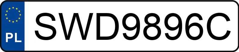 Numer rejestracyjny SWD 9896C posiada LEXUS IS 250 - SWD9896C