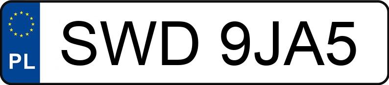 Numer rejestracyjny SWD 9JA5 posiada VOLKSWAGEN Passat GP 1.9 TDI MR`00 E3 Trendline Tiptronic - SWD9JA5