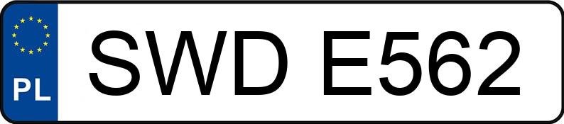 Numer rejestracyjny SWD E562 posiada OPEL ASTRA - SWDE562