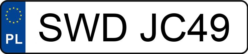 Numer rejestracyjny SWD JC49 posiada YAMAHA Naked Bike do 600 ccm YBR 125 - SWDJC49