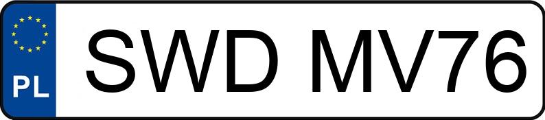 Numer rejestracyjny SWD MV76 posiada AIXAM Crossline Diesel MR`10 E5 Luxe - SWDMV76