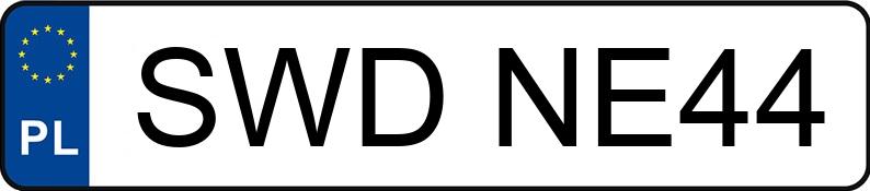 Numer rejestracyjny SWD NE44 posiada KTM DUKE 125 - SWDNE44