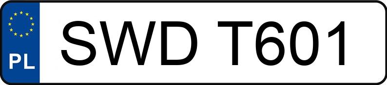 Numer rejestracyjny SWD T601 posiada POLSKI FIAT 126 P 650 - SWDT601