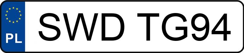 Il numero di registrazione SWD TG94 ha APRILIA Motorowery RX 50 - SWDTG94