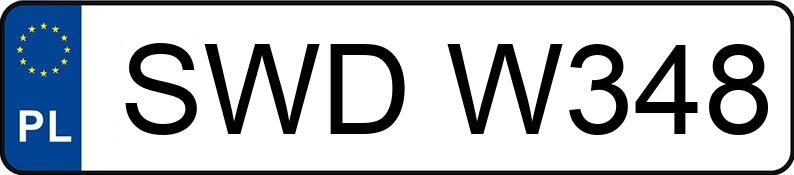 Numer rejestracyjny SWD W348 posiada FORD Fiesta XR2i 1.8 Kat. MR`89 Fiesta XR2i 1.8 Kat. MR`89 - SWDW348