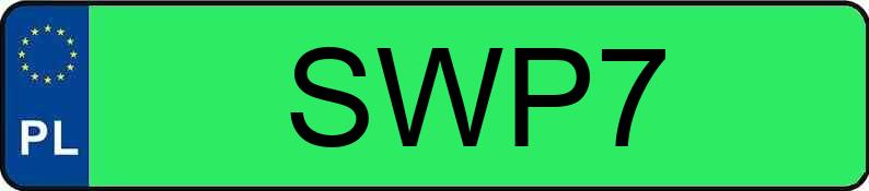 Registreringsnummeret SWP 7 har TESLA Model 3 MR`24 Long Range 75kWh CVT - SWP7